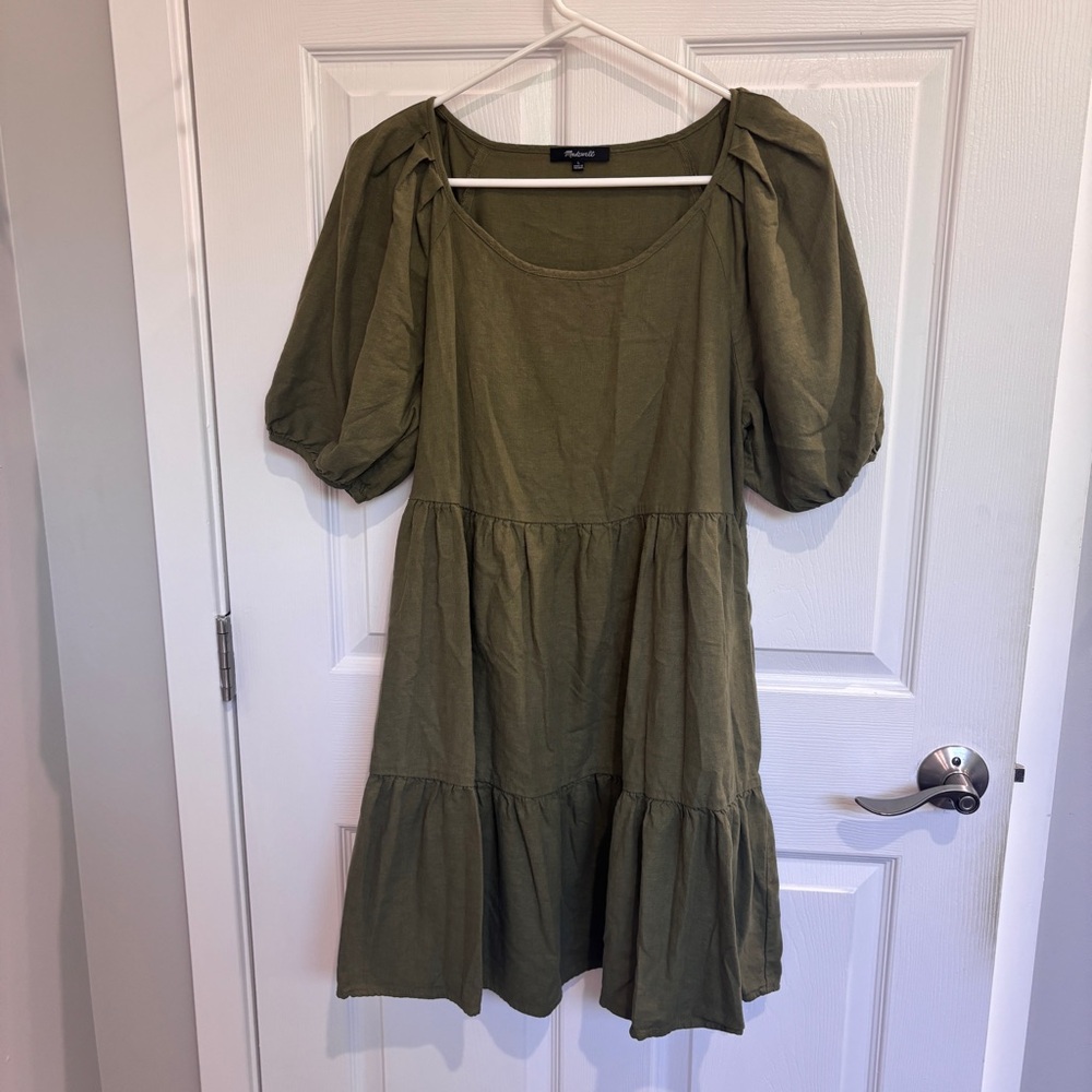 Madewell (Re)sponsible Puff-Sleeve Mini Dress - Picture 6 of 9